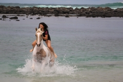Nearly falling off in the water- Australia