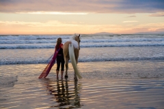 Sunset beach NZ