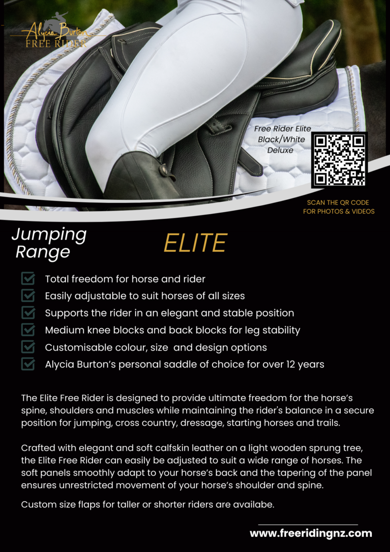 Free Rider 'Elite' - Jumping Saddle - Image 2