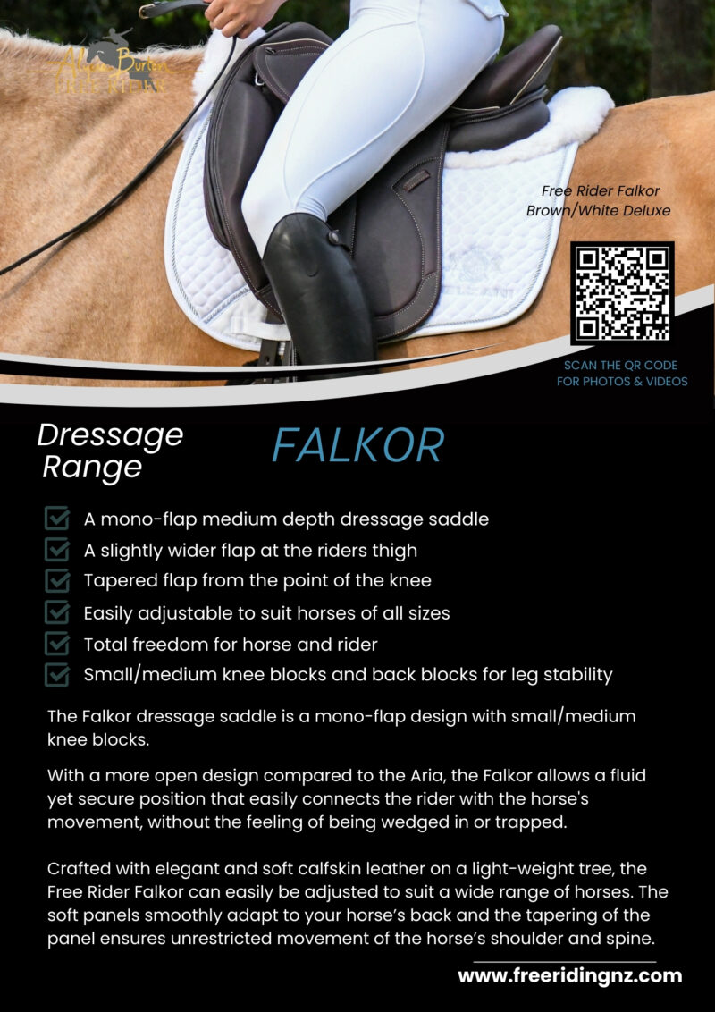 Free Rider 'Falkor' - Dressage Saddle - Image 11