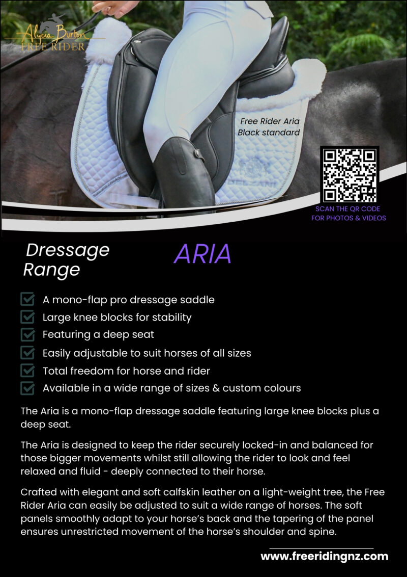 Free Rider 'Aira' - Dressage Saddle - Image 10